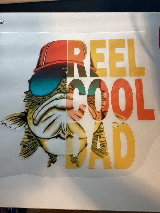 DTF Transfer Design D81- Reel Cool Dad
