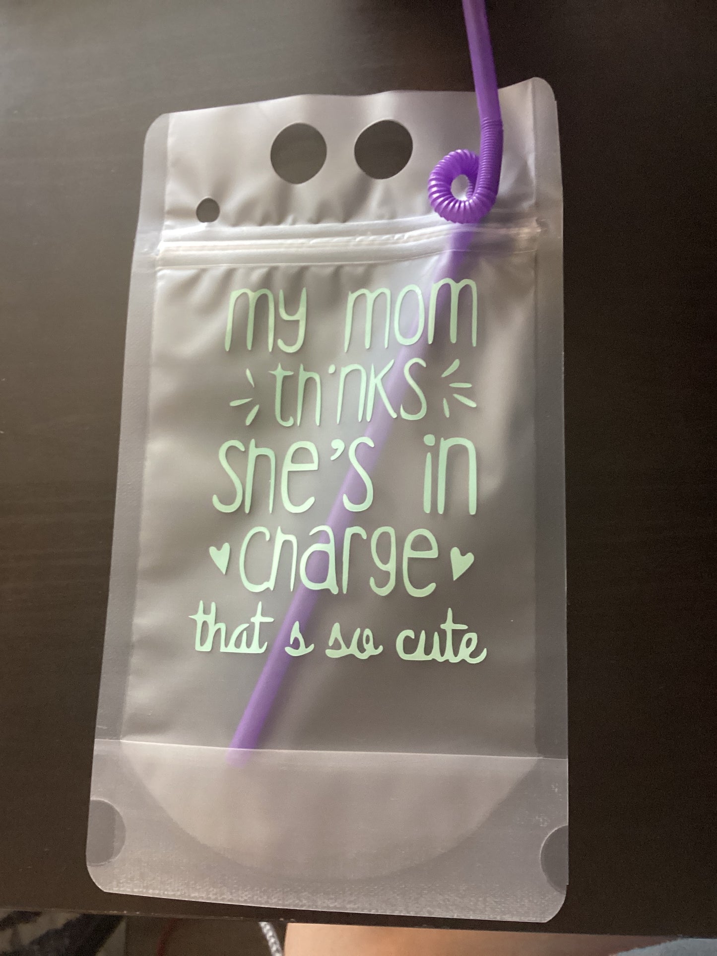My mom thinks she’s in charge