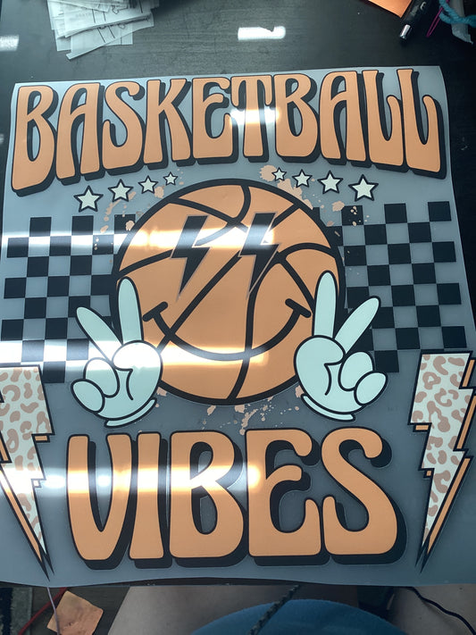 DTF Transfer Design D371- Basketball Vibes
