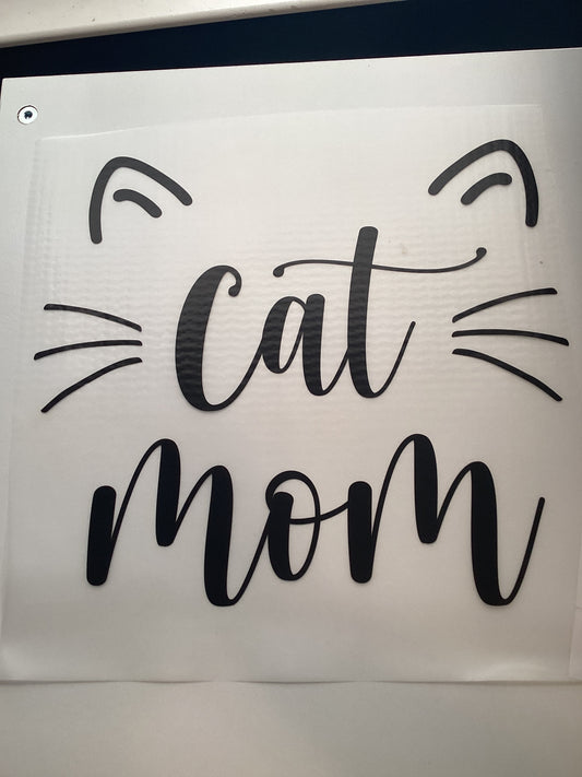 DTF Transfer Design D92- Cat Mom