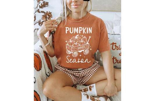 Screen Print Transfer Design S197- Pumpkin Season