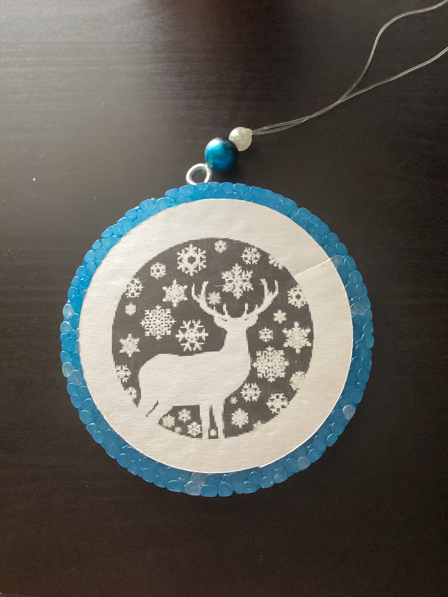 Snowflakes and deer scent- cozy flannel