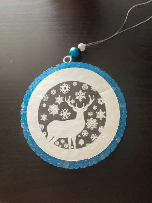 Snowflakes and deer scent- cozy flannel