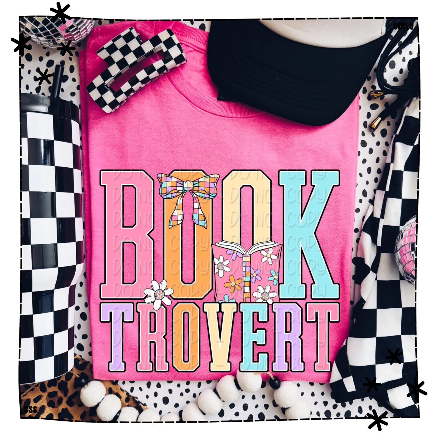 Booktrovert Pink Floral