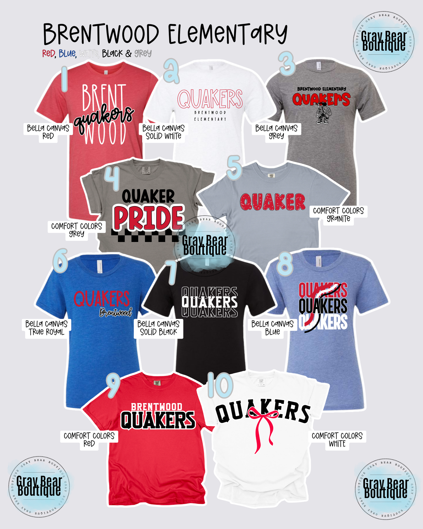 Brentwood Elementary School Spirit Wear