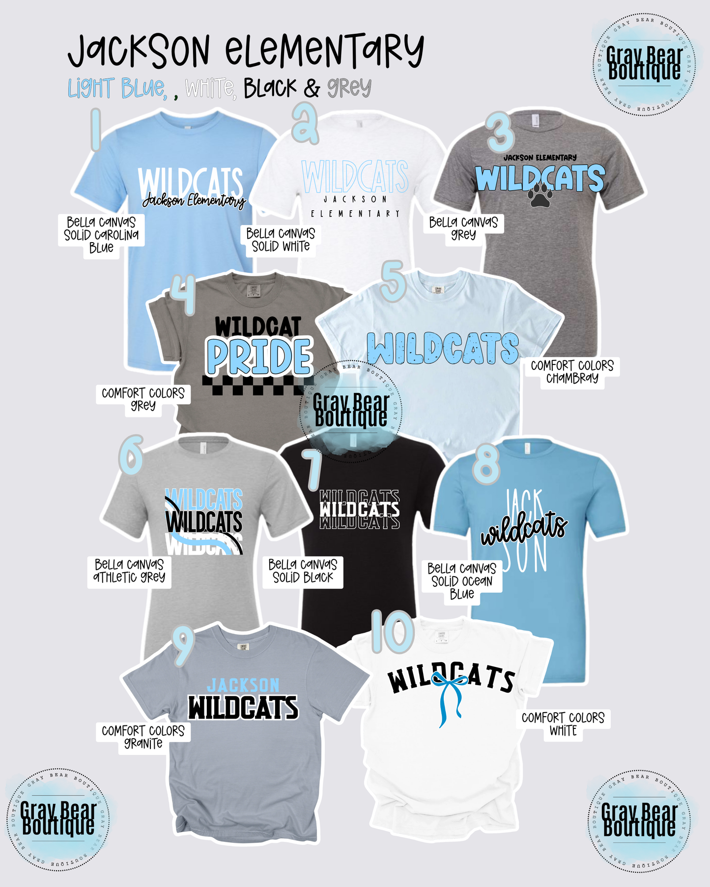 Jackson Elementary School Spirit Wear
