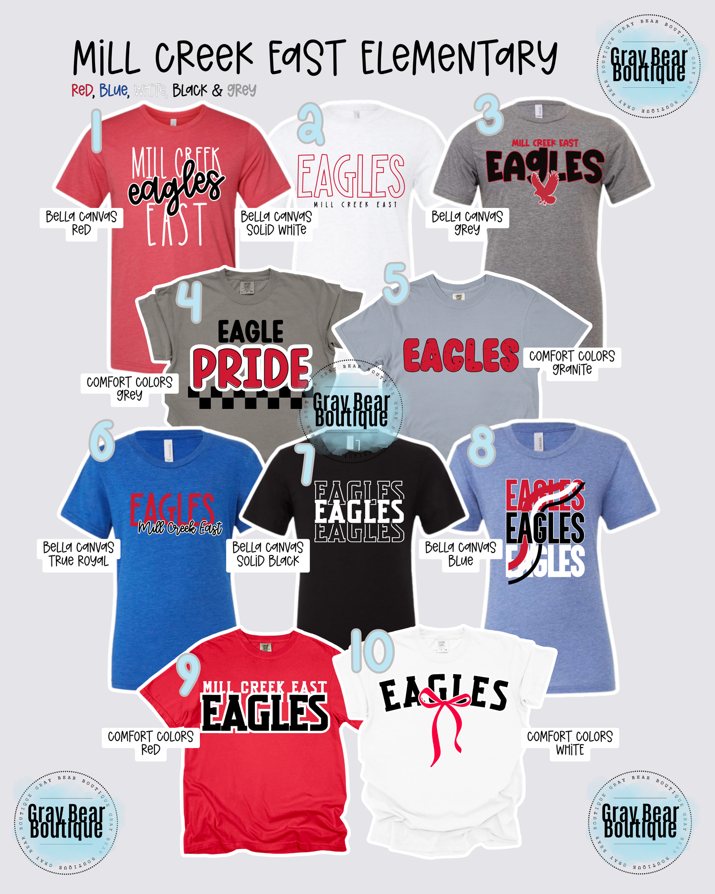 Mill Creek East Elementary Spirit Wear