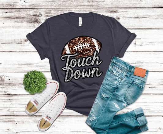 DTF Transfer Design D315- Sparkle Touchdown