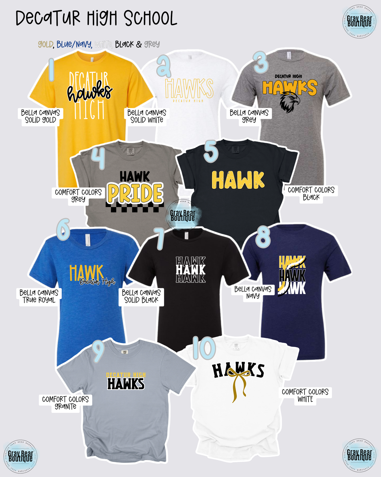 Decatur High School Spirit Wear