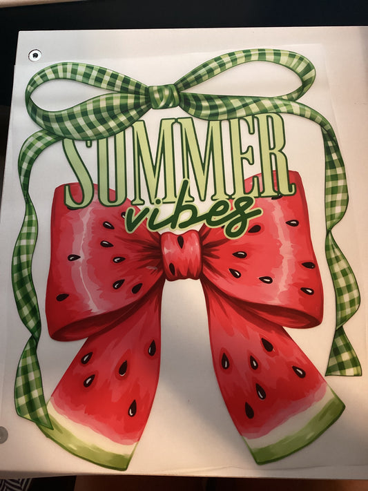 DTF Transfer Design D99- Summer Vibes Watermelon