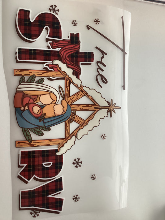 DTF Transfer Design D385- True Story Wood