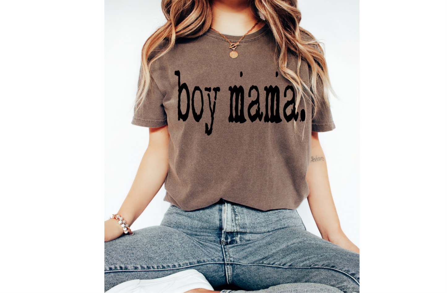 Screen Print Transfer S145- Boy Mama