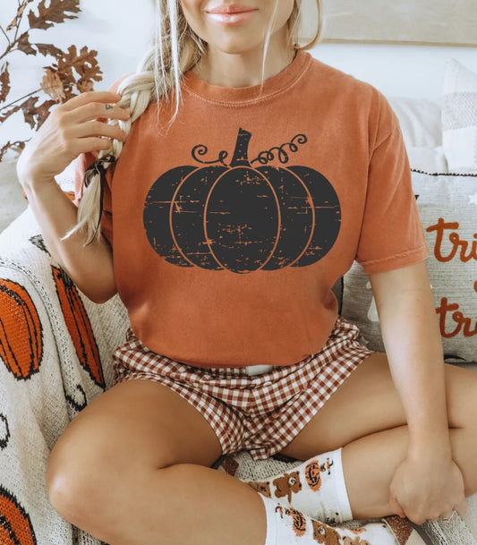 Screen Print Transfer Design S208- Pumpkin