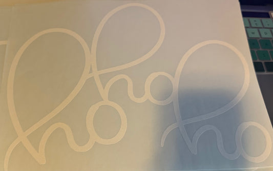 Screen Print Transfer Design S262- Ho Ho Ho