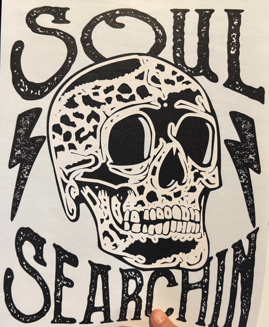 Screen Print Transfer Design S291- Soul Searchin