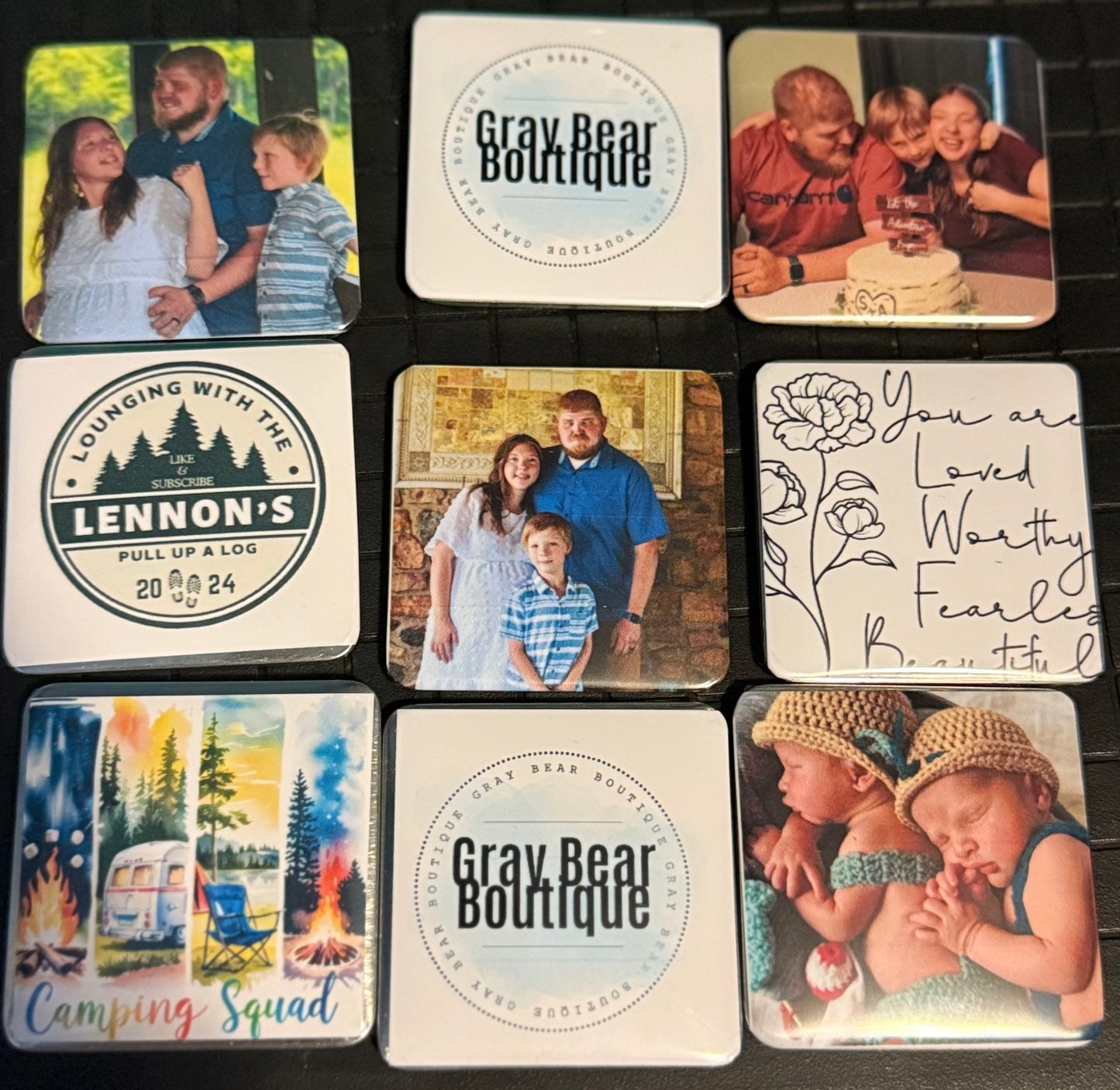 Picture Magnets- 9 pictures for $20