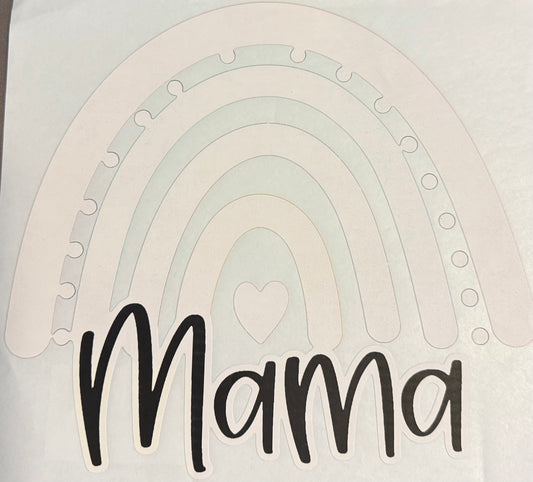 Screen Print Transfer Design S305- Mama