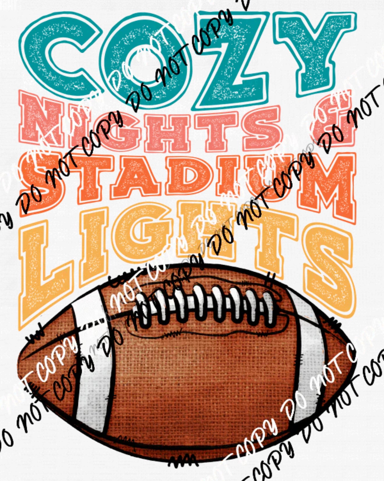 DTF Transfer D226- Cozy Nights & Stadium Lights