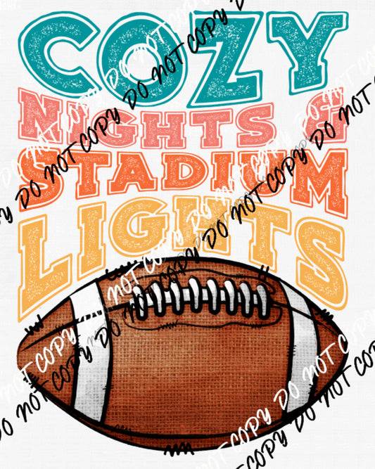 DTF Transfer D226- Cozy Nights & Stadium Lights