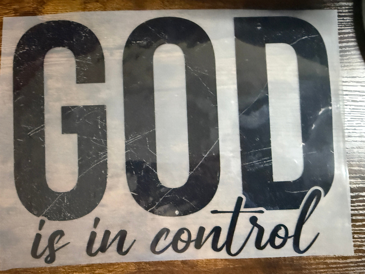 God Is In Control