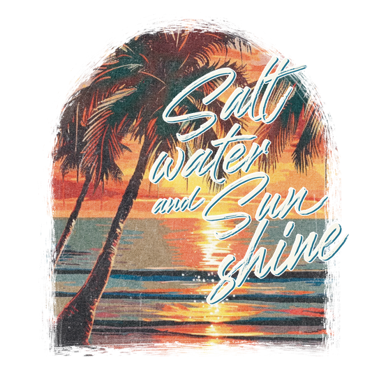 DTF Transfer Design D235-Saltwater and Sunshine
