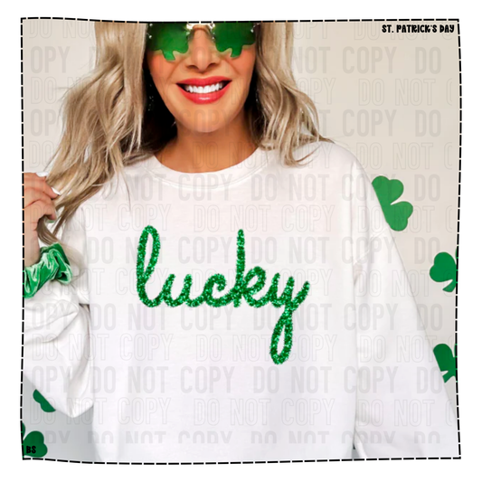 Lucky Faux Tinsel Glitter