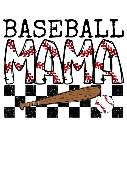 DTF Transfer Design D238-Baseball Mama