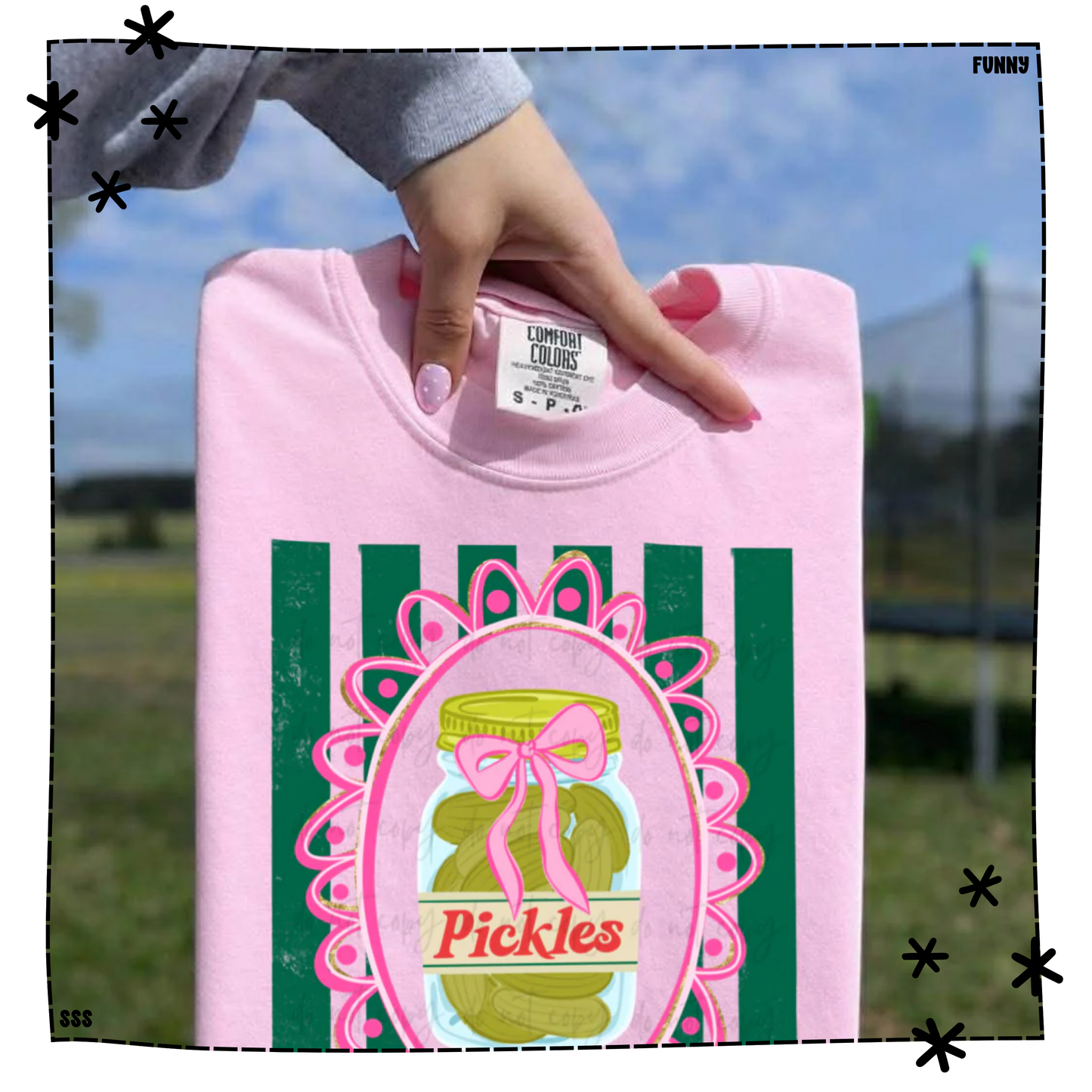 Pickle Coquette Stripe