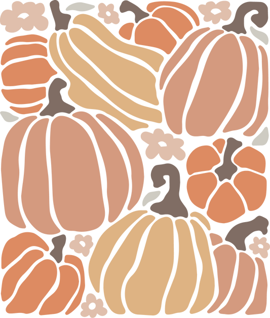 DTF Transfer Design D233- Pumpkins