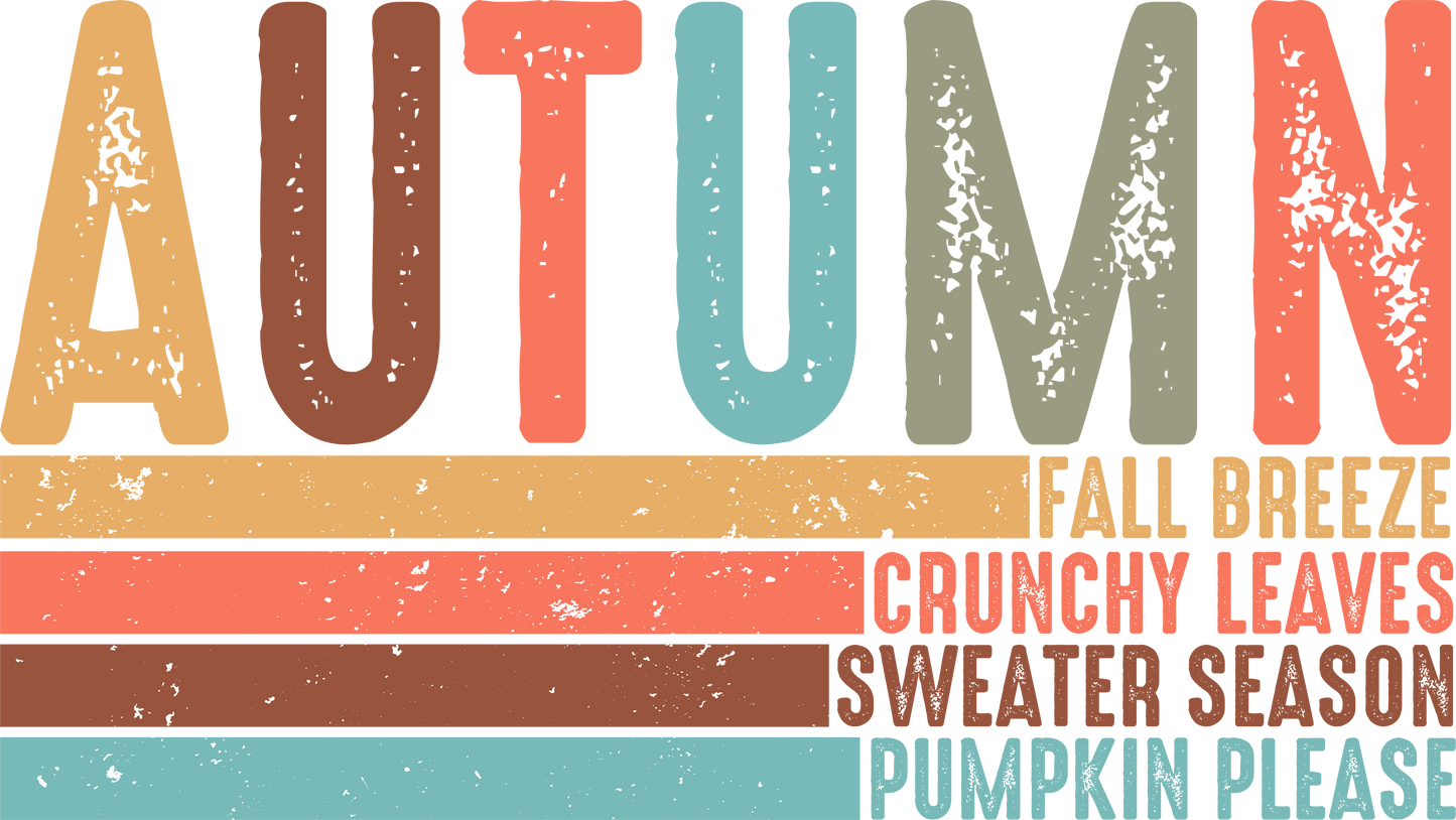 DTF Transfer Design D239- Autumn