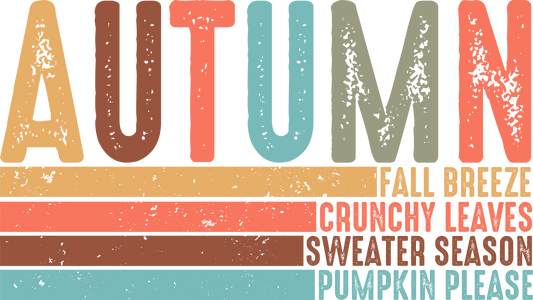 DTF Transfer Design D239- Autumn
